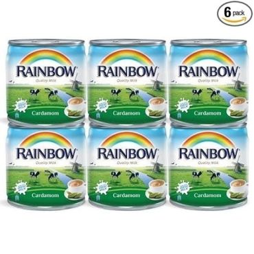 Rainbow Evp Milk 6 x 170Gm-Cardamom, 8 Pieces Per Carton